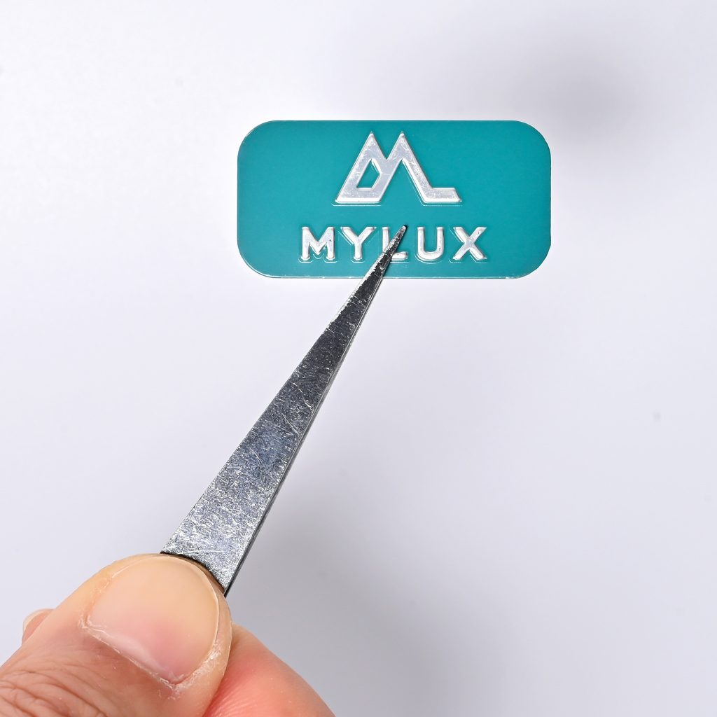 3d embossed metal nameplate