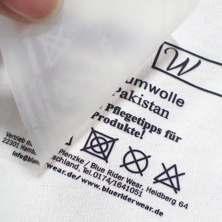 hot melt adhesive fabric label