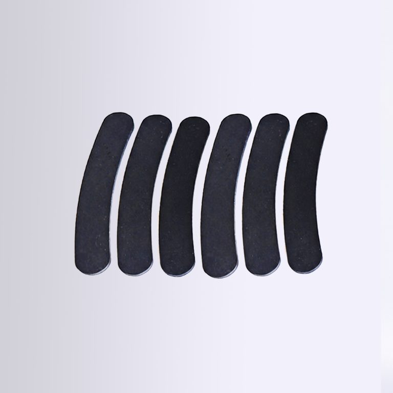 curved black rubber anti vibration strips die cut bx-panel